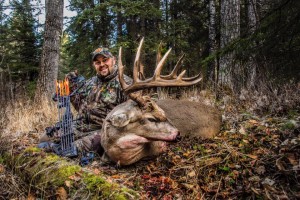 Giant buck shot with a bow!