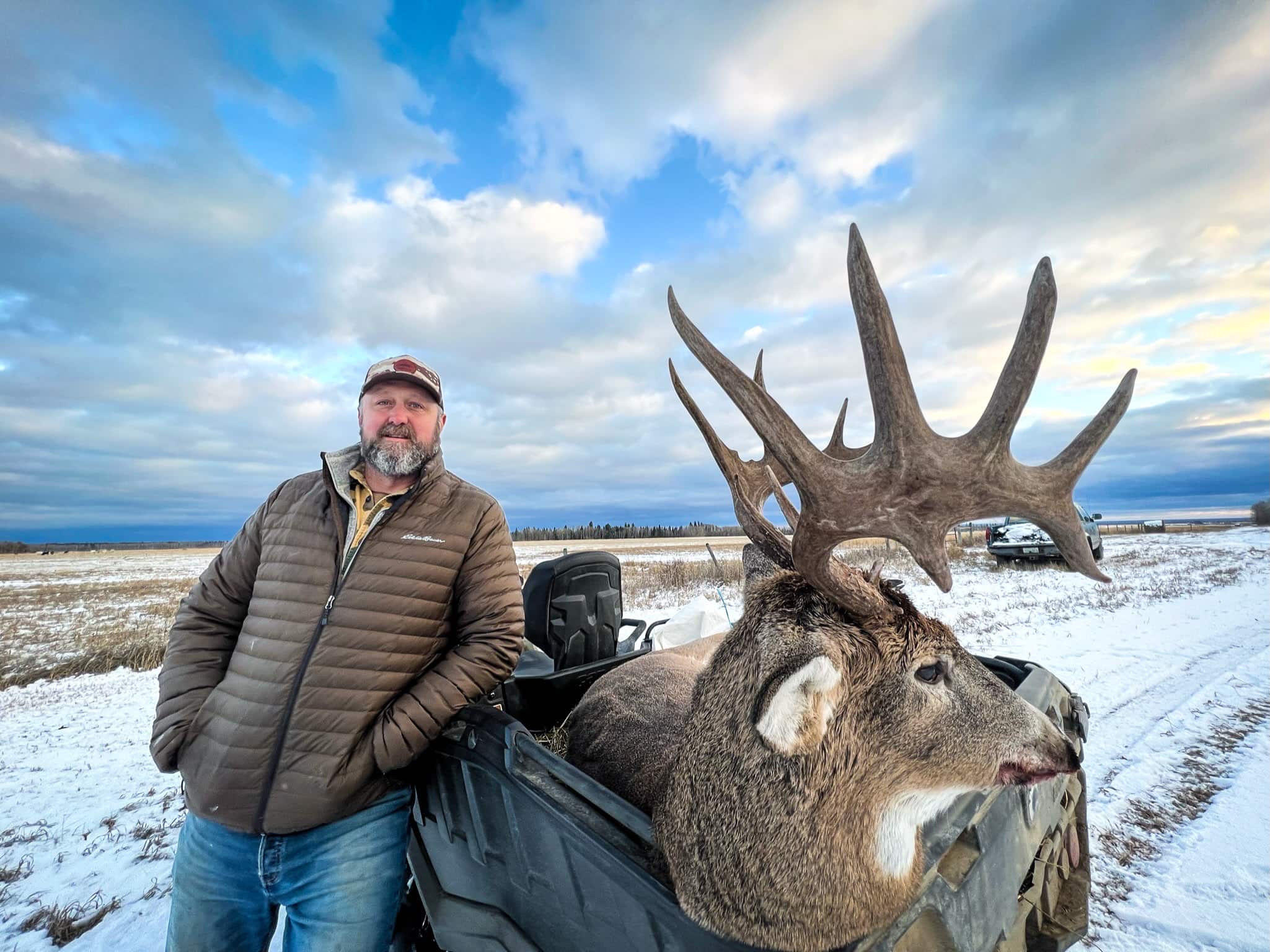 Majestic Saskatchewan whitetail buck